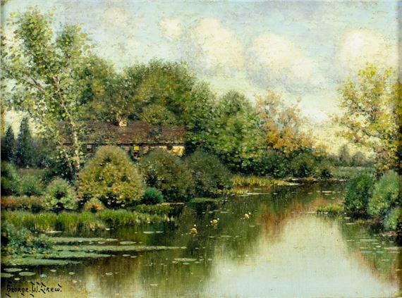 George W. Drew | Along the Pond | MutualArt