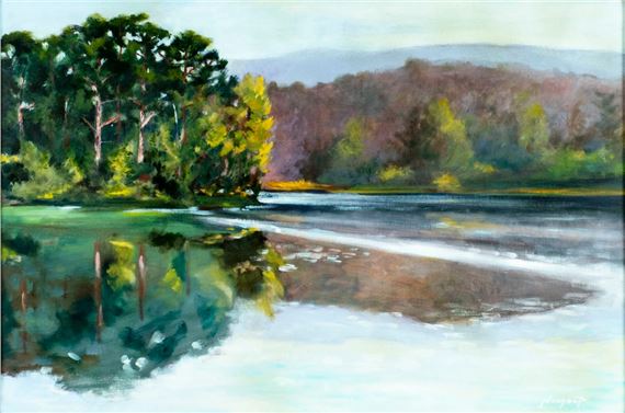 Autumn Lake Landscape - Pleasant