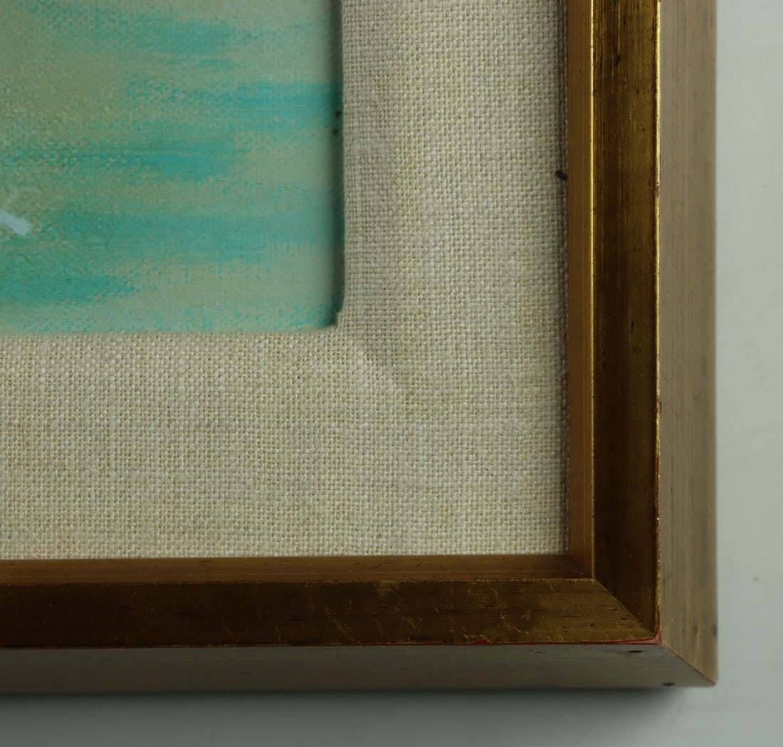 Artwork by Pleasant, Autumn Lake Landscape, Made of oil on canvas