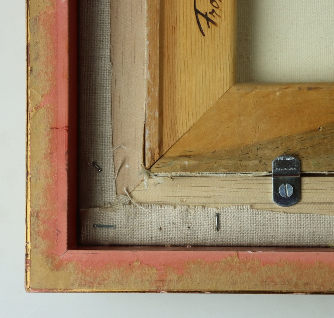 Artwork by Pleasant, Autumn Lake Landscape, Made of oil on canvas