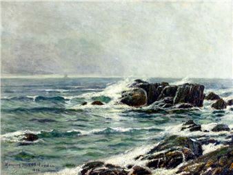 Rocky Coast - Edward Parker Hayden