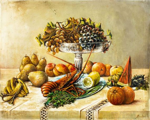 Still Life with Fruit and Lobster - Giuliani