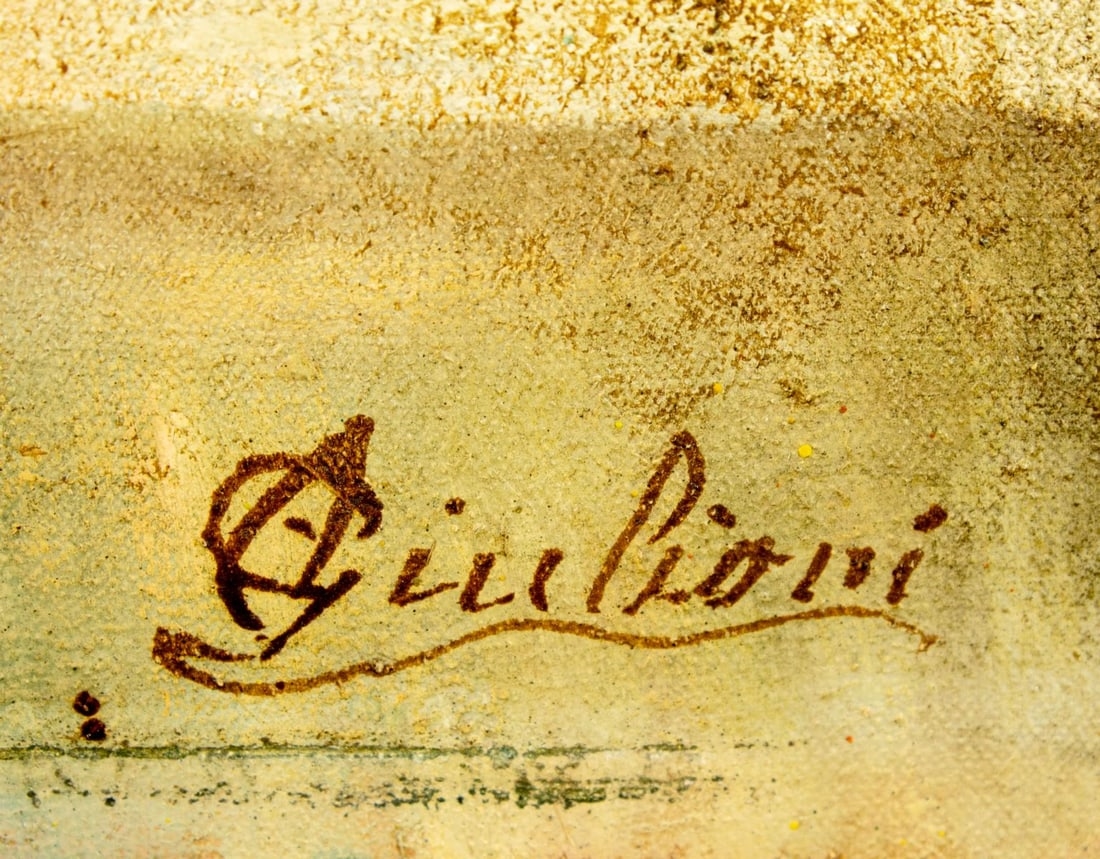 Artwork by Giuliani, Still Life with Fruit and Lobster, Made of oil on canvas