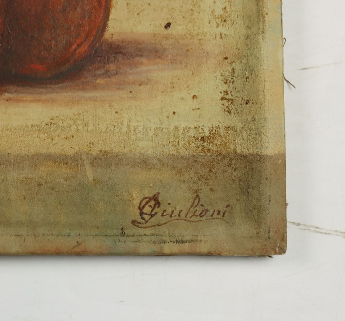 Artwork by Giuliani, Still Life with Fruit and Lobster, Made of oil on canvas