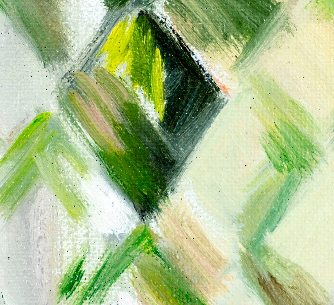 Artwork by John Hansegger, Still Life with Vase of Roses, Made of oil on canvas