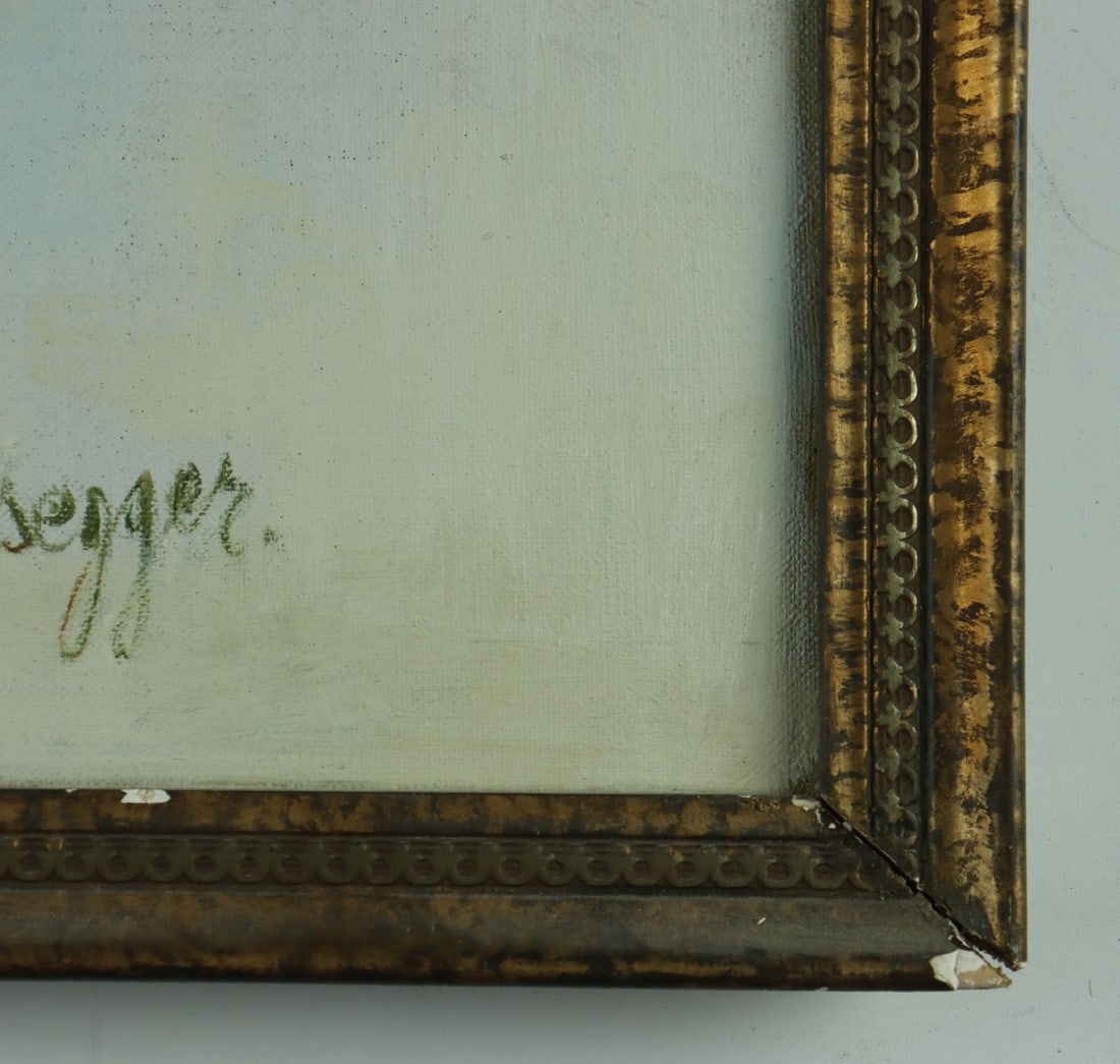 Artwork by John Hansegger, Still Life with Vase of Roses, Made of oil on canvas