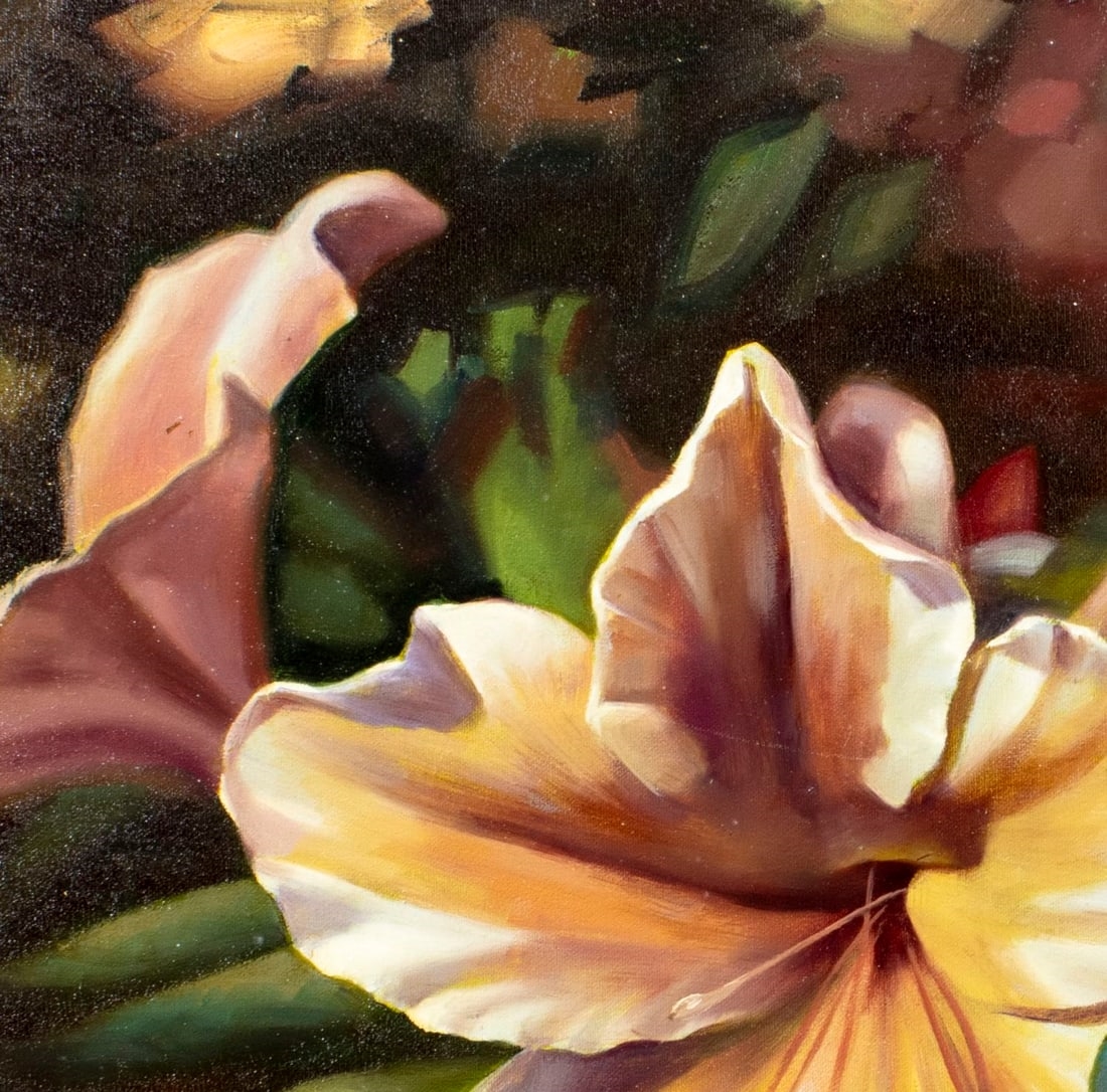 Artwork by Jung Chung Seo (american, South Korean, 1940 ), Floral Still Life, Made of oil on canvas