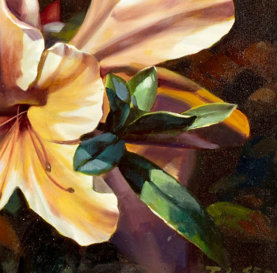 Artwork by Jung Chung Seo (american, South Korean, 1940 ), Floral Still Life, Made of oil on canvas