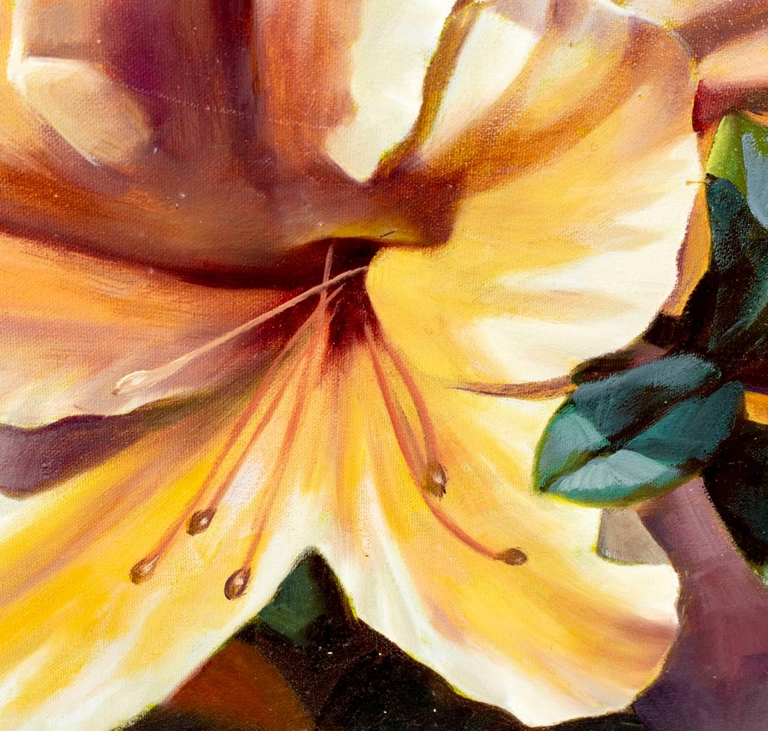 Artwork by Jung Chung Seo (american, South Korean, 1940 ), Floral Still Life, Made of oil on canvas