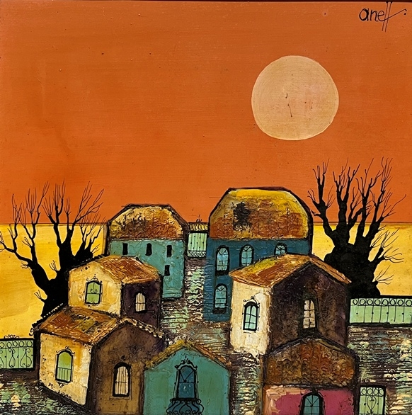 Artwork by Liny Aneff, Antes de la tormenta, Made of acrylic