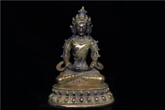 Chinese Gilt Bronze Buddha