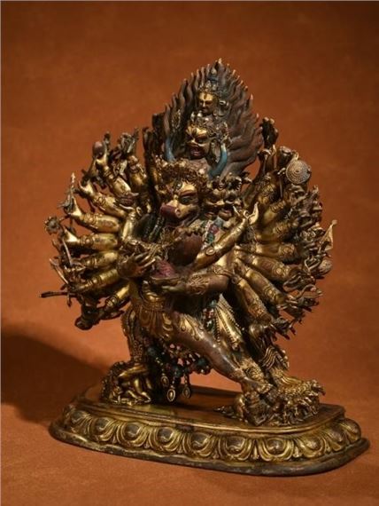Chinese Gilt Bronze Buddha Statue by Chinese School