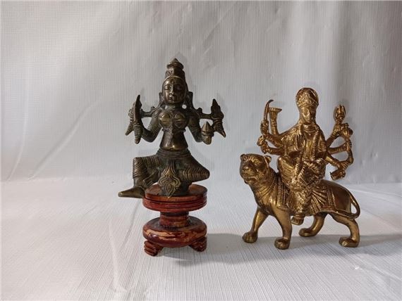 Chinese Antique Gilt Bronze Buddha Statue