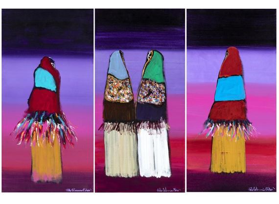 Pablo Antonio Milan | Triptych (Four Figures | Artwork performance at ...