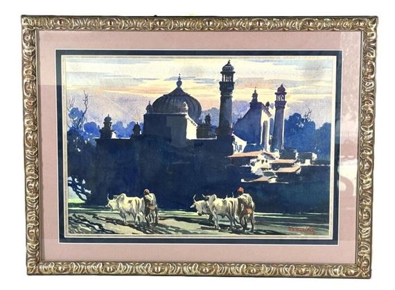 MINARETTE WATERCOLOR - G.D. Thyaga Raj