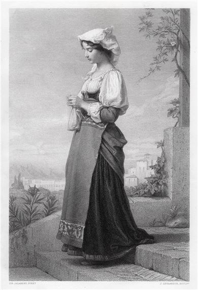 Villanella - Charles François‏ Jalabert