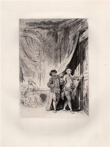 The Magnificent (Le Magnifique) by Jean-Honoré Fragonard, Adolphe Théodore Jules Martial Potemont, 1883