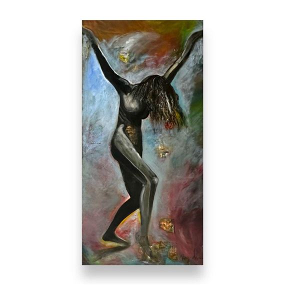 Large Oil On Canvas - Royi Akavia