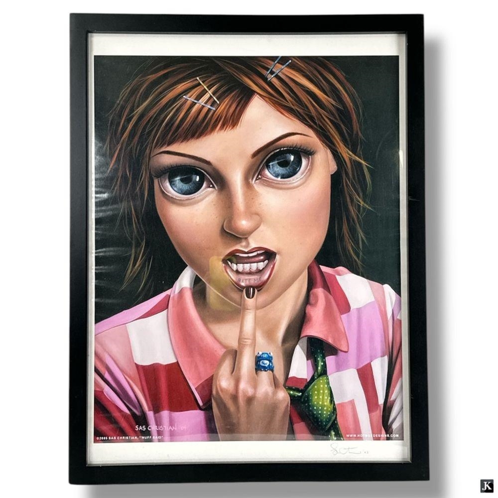 Artwork by Sas Christian, Nuff Said, Made of Color Print