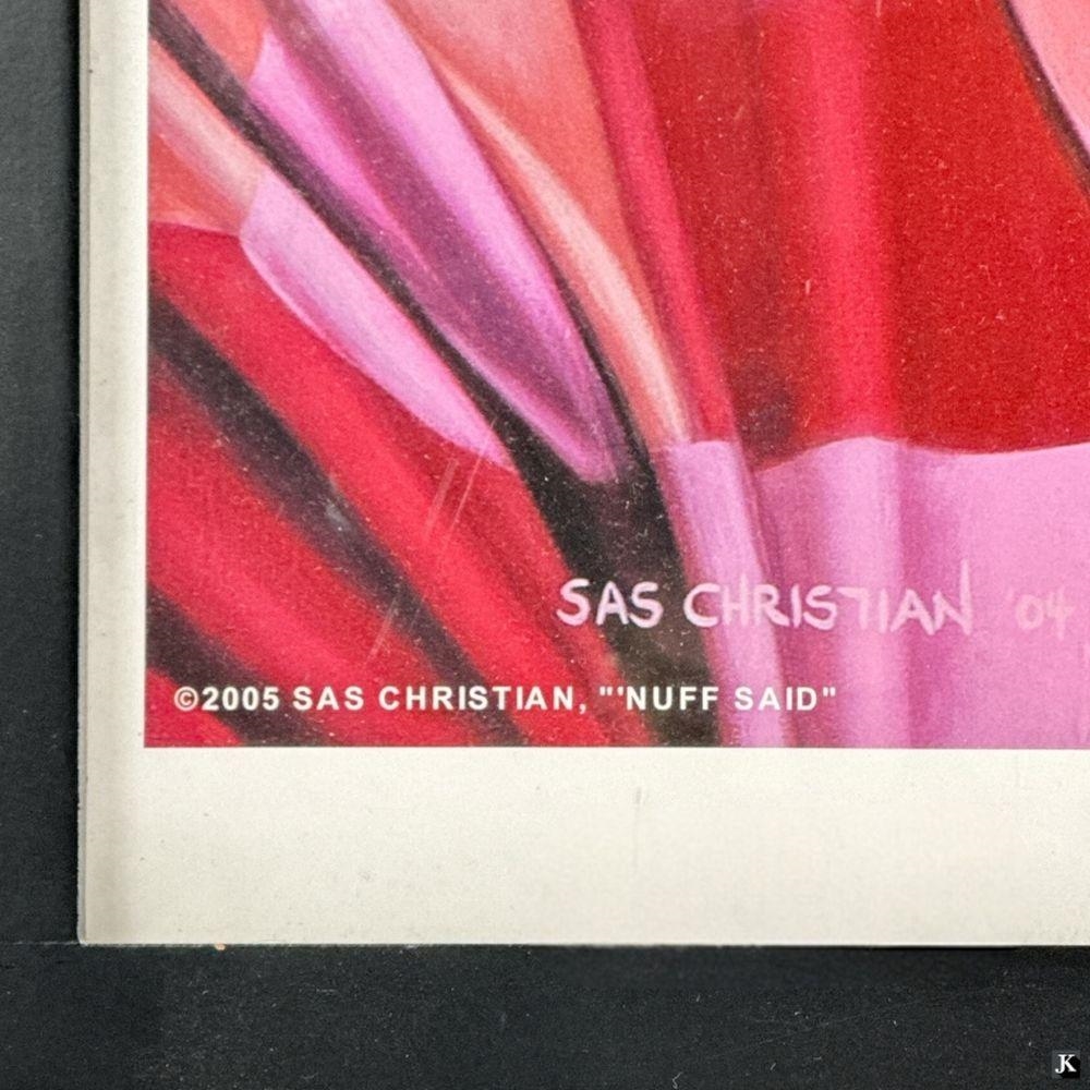Artwork by Sas Christian, Nuff Said, Made of Color Print