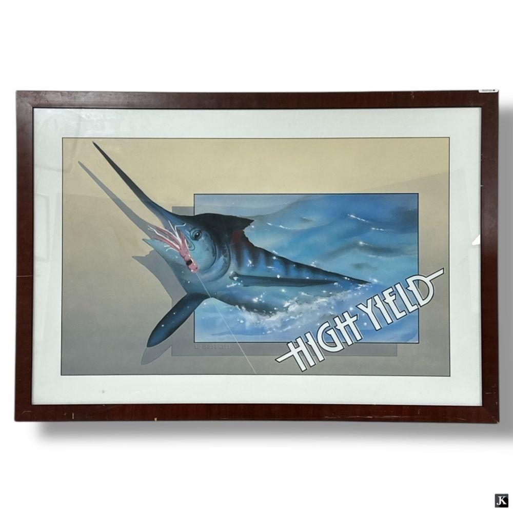 Artwork by D. W. Harpster, High Yield, Made of Color print