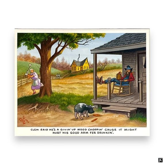 Calendar Illustration - Lloyd Norman Rognan
