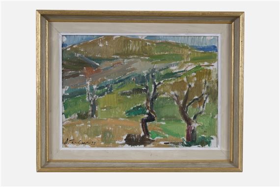 524. DOROTHY RUHNE-SEMPINSKI (1908-1973), olja på duk by Dorothy Ruhne-Sempinski