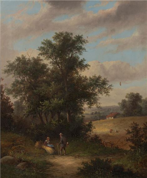 Harvest Time, Highgate, Surrey by William P. Lara