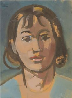 Bildnis einer jungen Frau - Hans Rohner