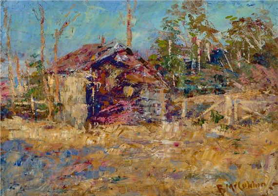 Bush farm - Frederick McCubbin