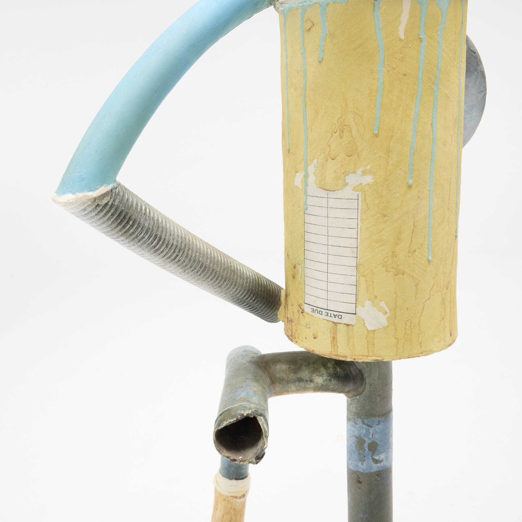 Artwork by Richard Blake Shaw, Walking Figure with Tower, Made of porcelain