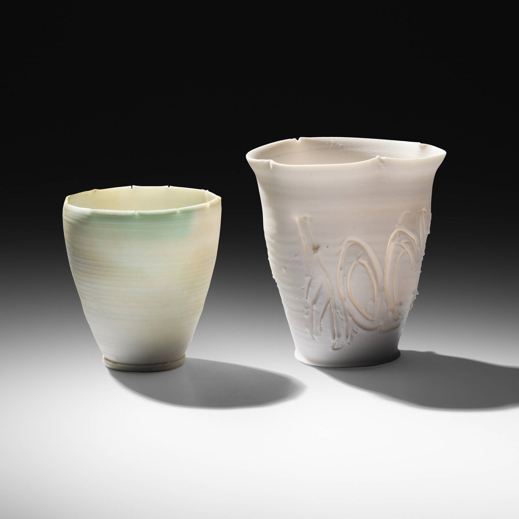 Artwork by Rudolf Harry Staffel, Light Gatherers (two works, Made of porcelain