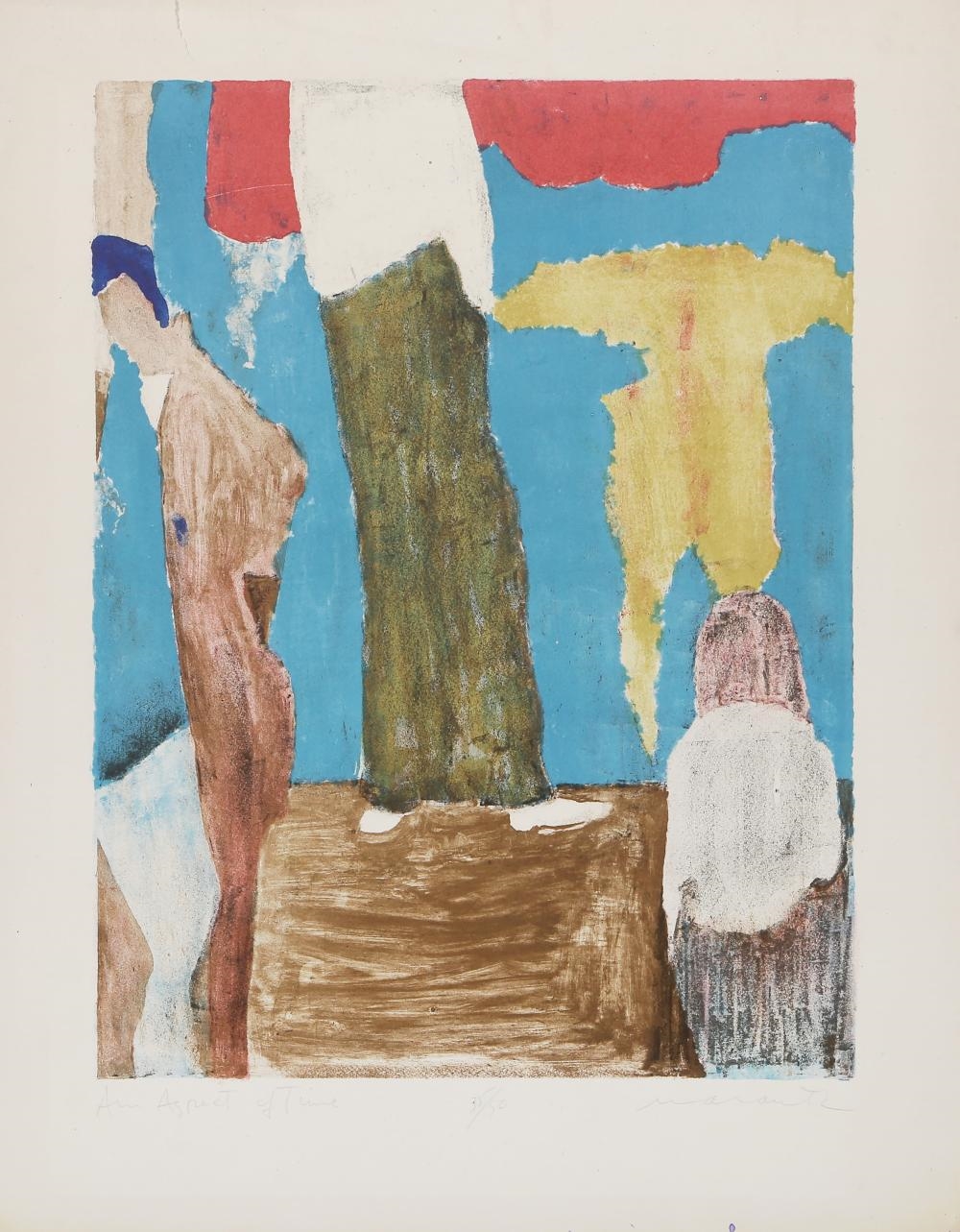 Artwork by Irving Marantz, An Aspect of Time, Made of Lithograph on BFK Rives