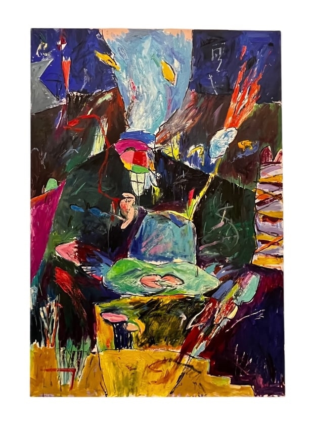 Artwork by Ford Crull, Statuesque, Made of Oil and oil stick on canvas