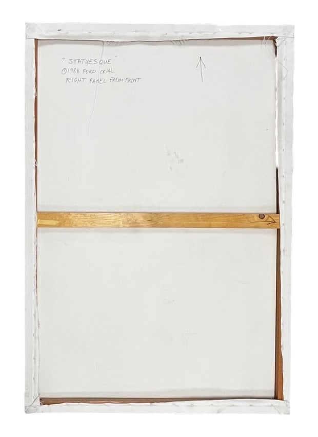 Artwork by Ford Crull, Statuesque, Made of Oil and oil stick on canvas