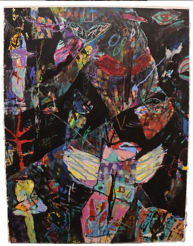 Artwork by Ford Crull, Look Homeward Angel, Made of diptych