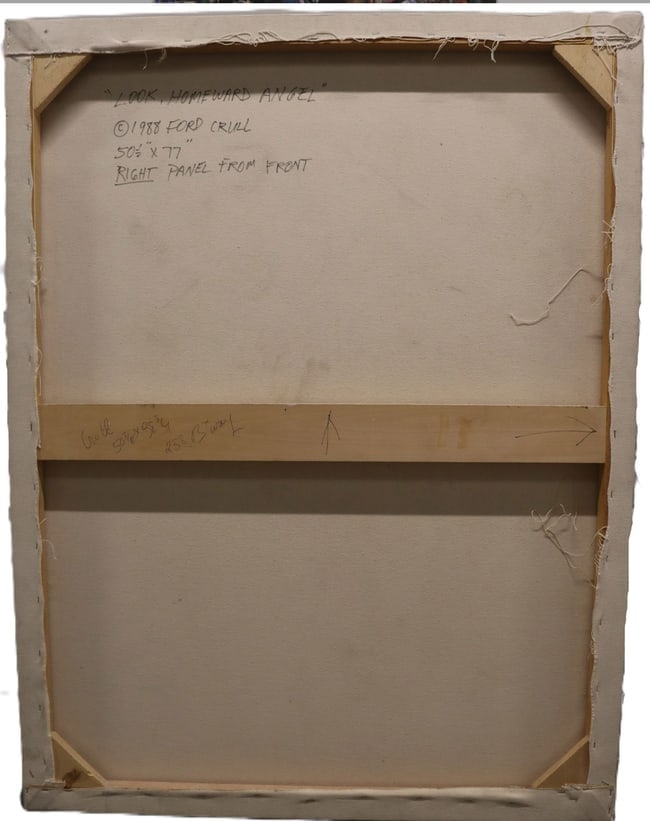 Artwork by Ford Crull, Look Homeward Angel, Made of diptych