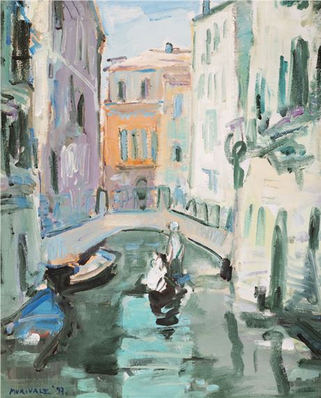 Canal in Venice by Vasile Muresan, 1997