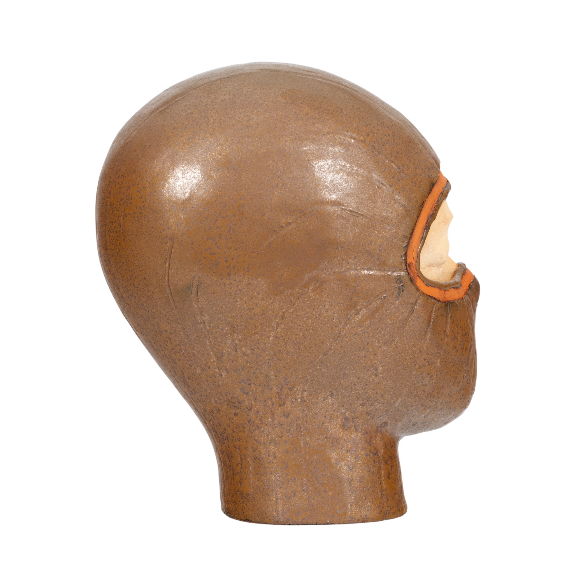 Artwork by Rebeca Ulici, Xerox of a Xerox, Made of glazed burnt ceramic; free modeling