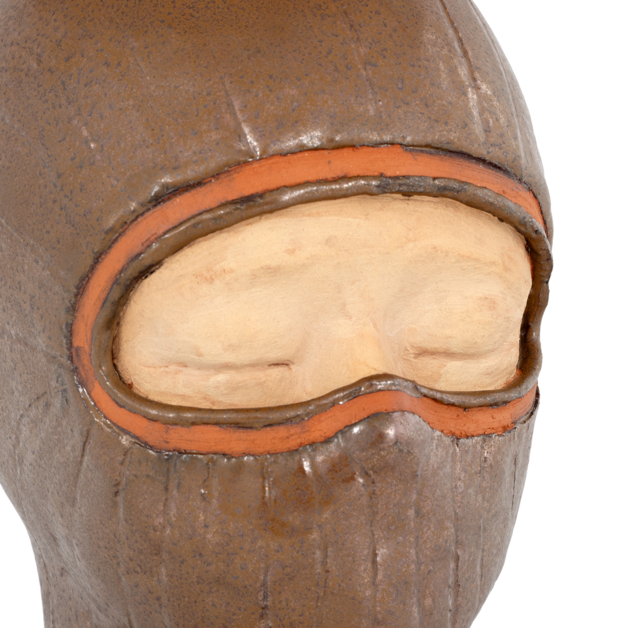 Artwork by Rebeca Ulici, Xerox of a Xerox, Made of glazed burnt ceramic; free modeling