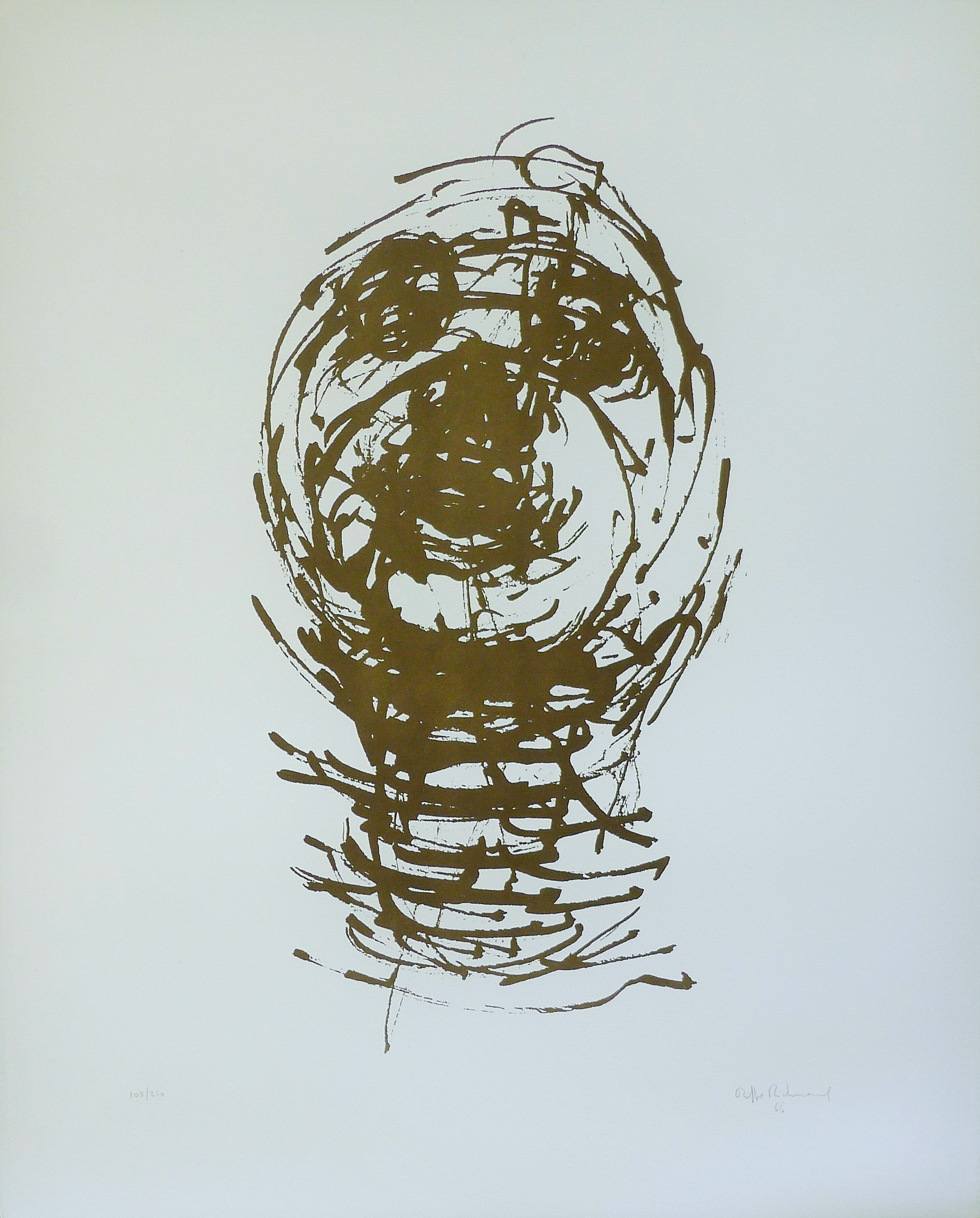 Artwork by Oliffe Richmond, Untitled, Made of lithographic prints on paper