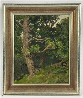 Forest with trees - Leopold Rothaug