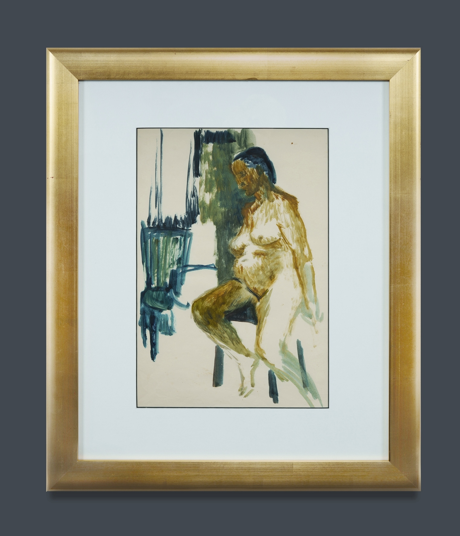 Jean Appleton | Seated Nude (Circa 1960) | MutualArt