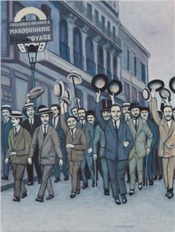 Paris Scene, WWI - Charles Blades