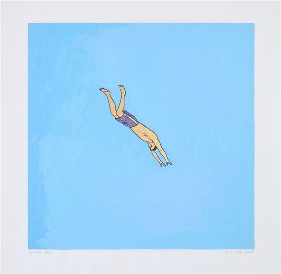 Dick Frizzell | Diving Boy (2008) | MutualArt