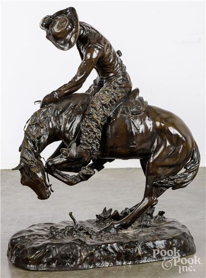 Frederic Remington | Bronze after Frederic Remington The Rattlesnake ...