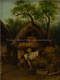 Na dvoře - A. B. Piepenhagen