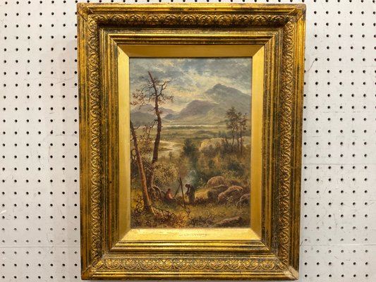 Oil Landscape After John Longstaffe - John Longstaff