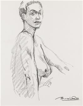sketch of Woman - Barrington Watson