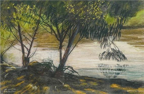 Riverside Landscape - Lawrence Marcuson